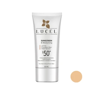 کرم ضد آفتاب رنگی پوست چرب اس پی اف 50 لوسل