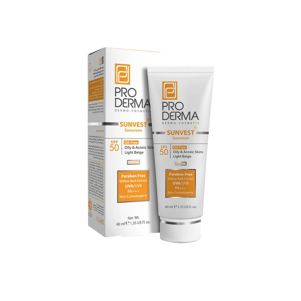 Sunvest Sunscreen Spf50 40ml PRODERMA1