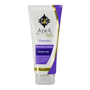 شامپو تیوپی حجم دهنده موهای چرب آدرا