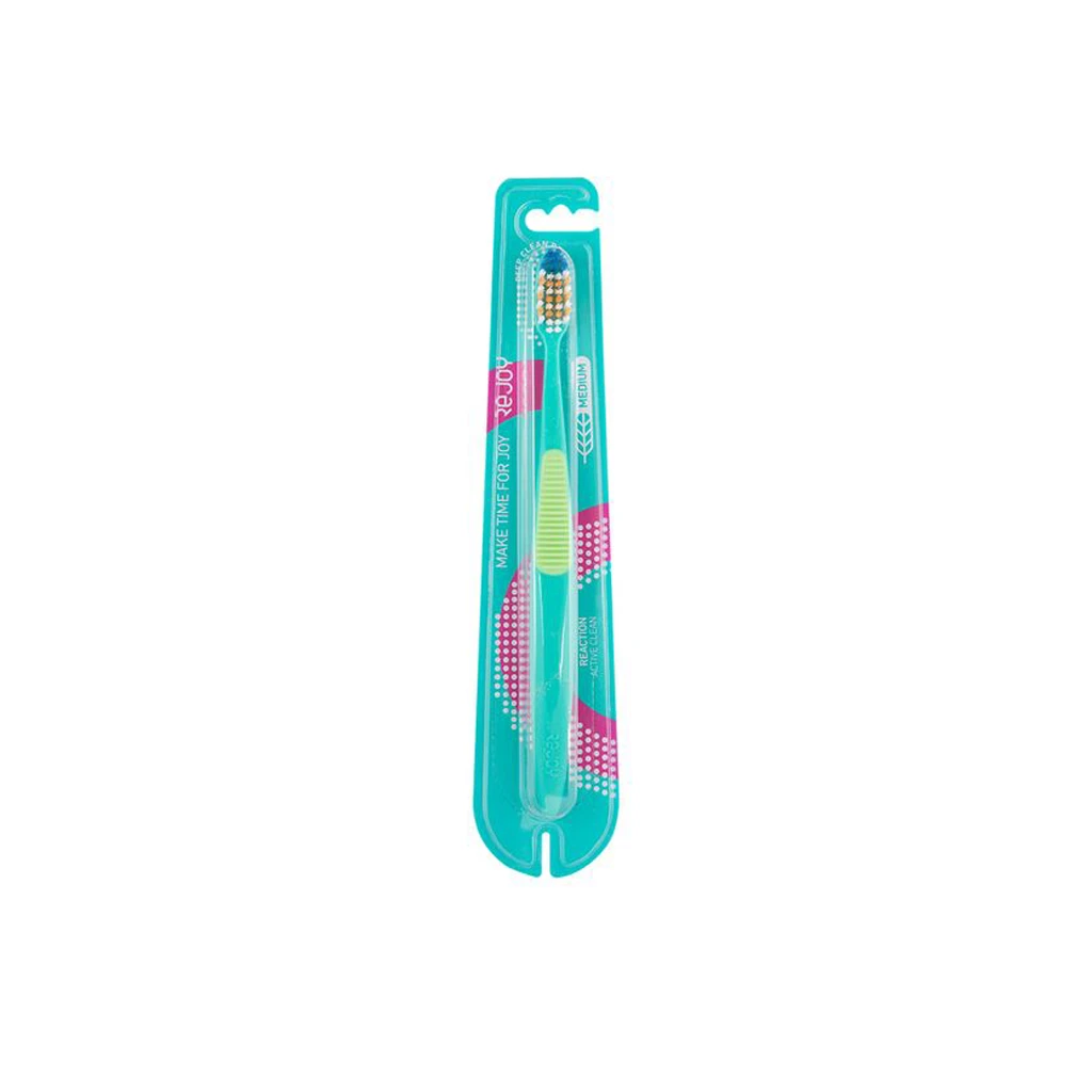 Tooth brush Re Action series medium &amp; rounded bristles REJOY