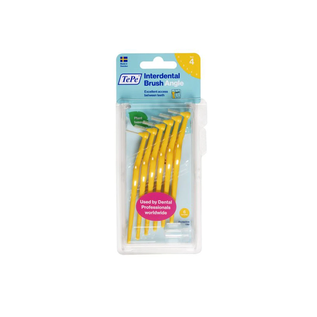 TePe-Angle-Yellow-Interdental-Brushes-size-4