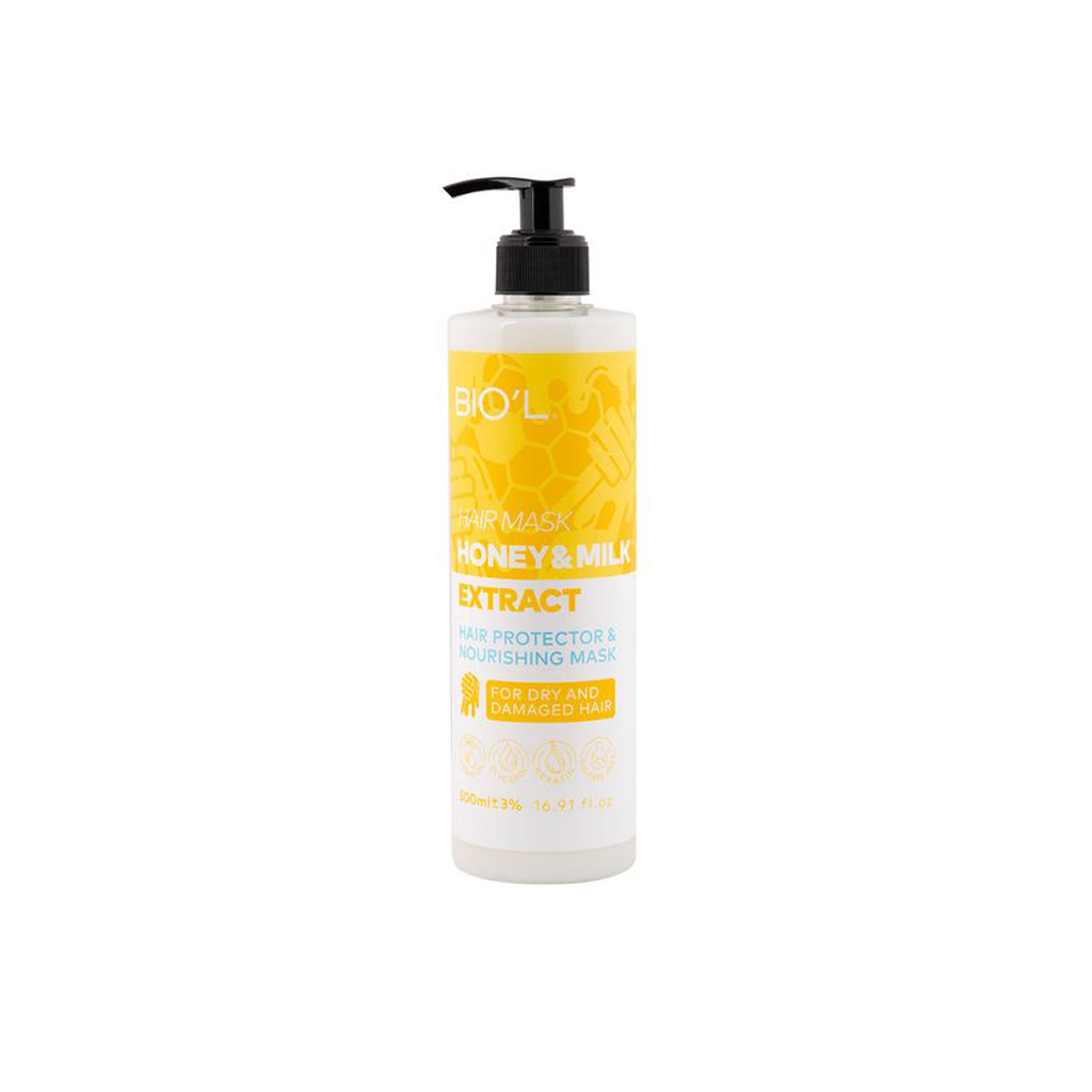 milk and honey hair mask for worn -hair-BIOL